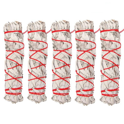 Pure White Sage Smudge Sticks Set (5 Bundles) by HitMyNeed