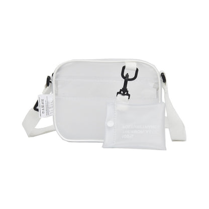 PVC Clear Jelly Crossbody Shoulder Bag by HitMyNeed