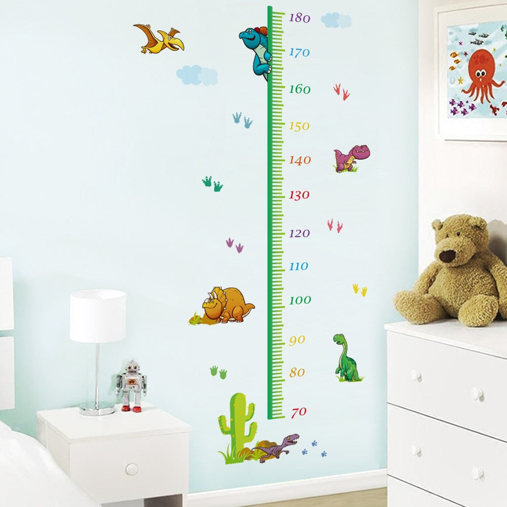 PVC Dinosaur Wall Height Chart for Kids by HitMyNeed