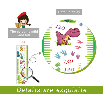 PVC Dinosaur Wall Height Chart for Kids by HitMyNeed