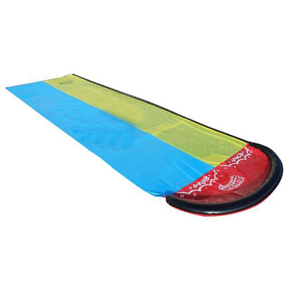PVC Double Sided Kids Water Slide with Sprinkler by HitMyNeed