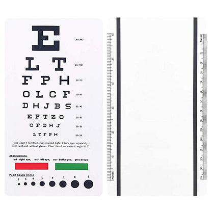 PVC Eye Check Up Board for Vision Screening by HitMyNeed