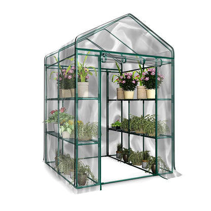 PVC Greenhouse Cover with Zipper Door 143×73×195cm by HitMyNeed