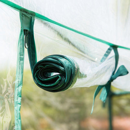 PVC Greenhouse Cover with Zipper Door 143×73×195cm by HitMyNeed