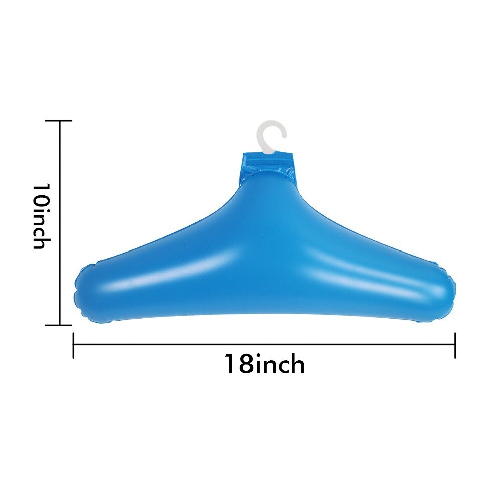 PVC Inflatable Clothes Hanger for Travel and Home by HitMyNeed