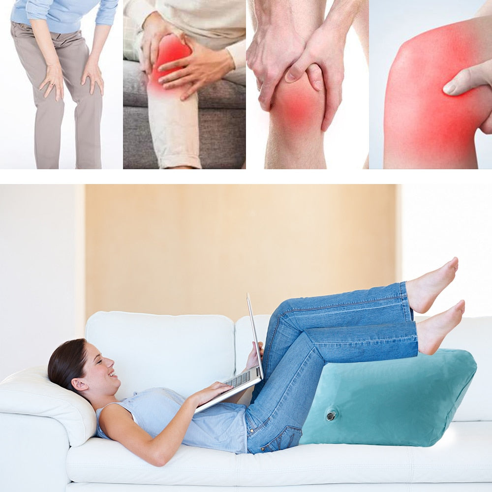 PVC Inflatable Leg Elevation Pillow by HitMyNeed