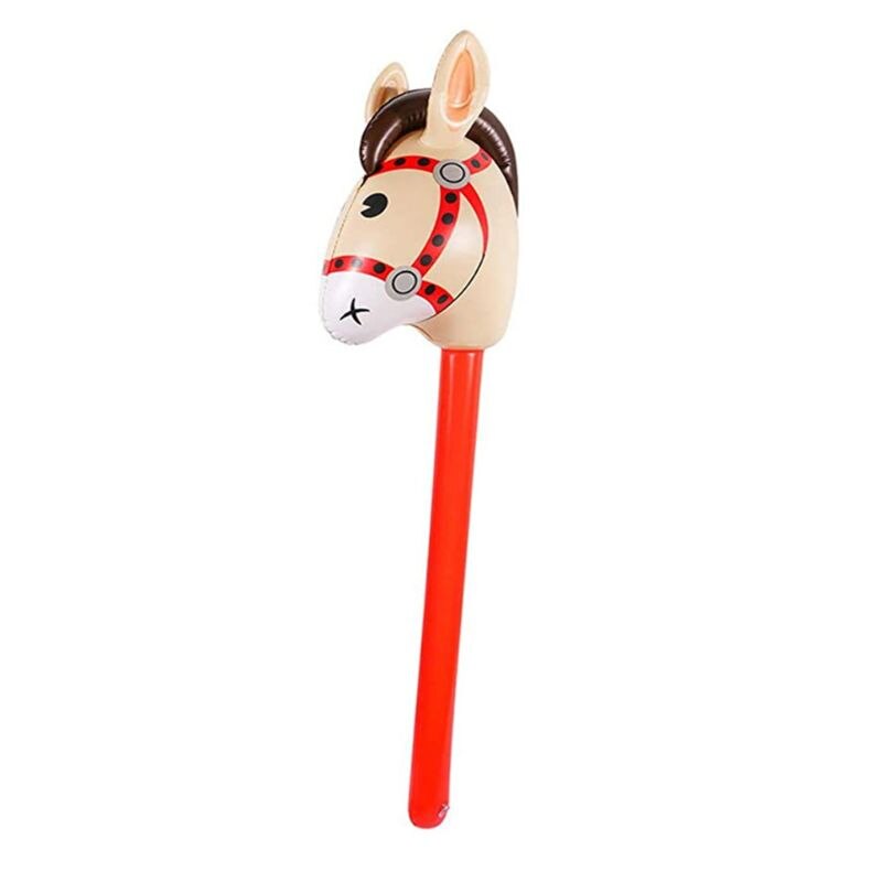 PVC Inflatable Stick Horse Toy for Kids by HitMyNeed
