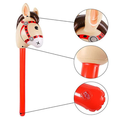 PVC Inflatable Stick Horse Toy for Kids by HitMyNeed