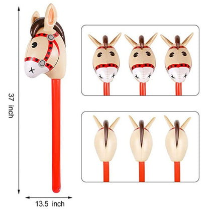 PVC Inflatable Stick Horse Toy for Kids by HitMyNeed