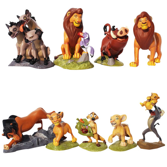 PVC Lion King Toy Figures Set (9 Pieces, 5-9 cm) by HitMyNeed