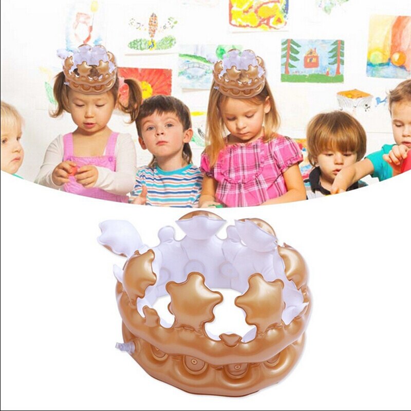 PVC Reusable Inflatable Crown for Kids and Adults by HitMyNeed