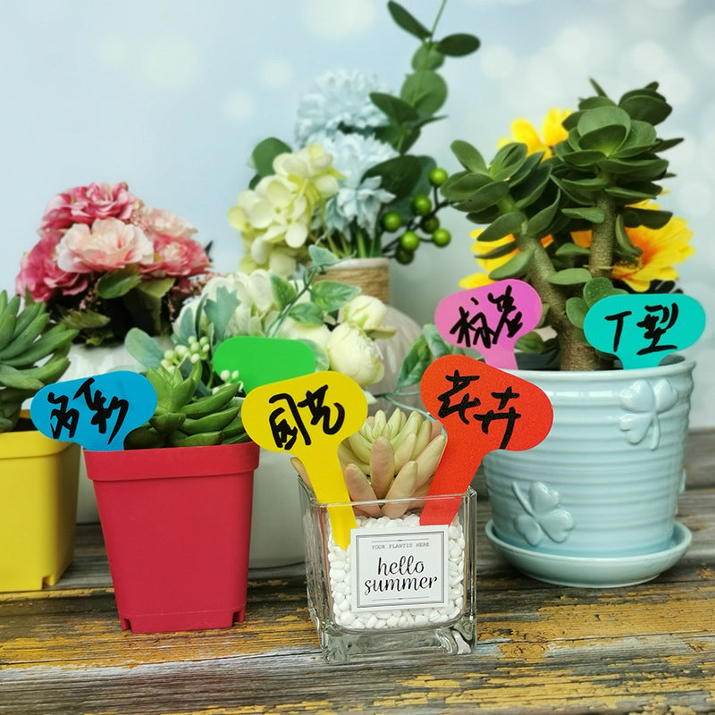 PVC T-Type Garden Plant Labels by HitMyNeed