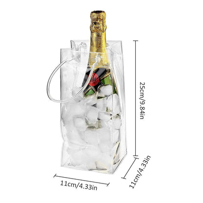 PVC Wine Ice Bag Portable Ice Bucket by HitMyNeed