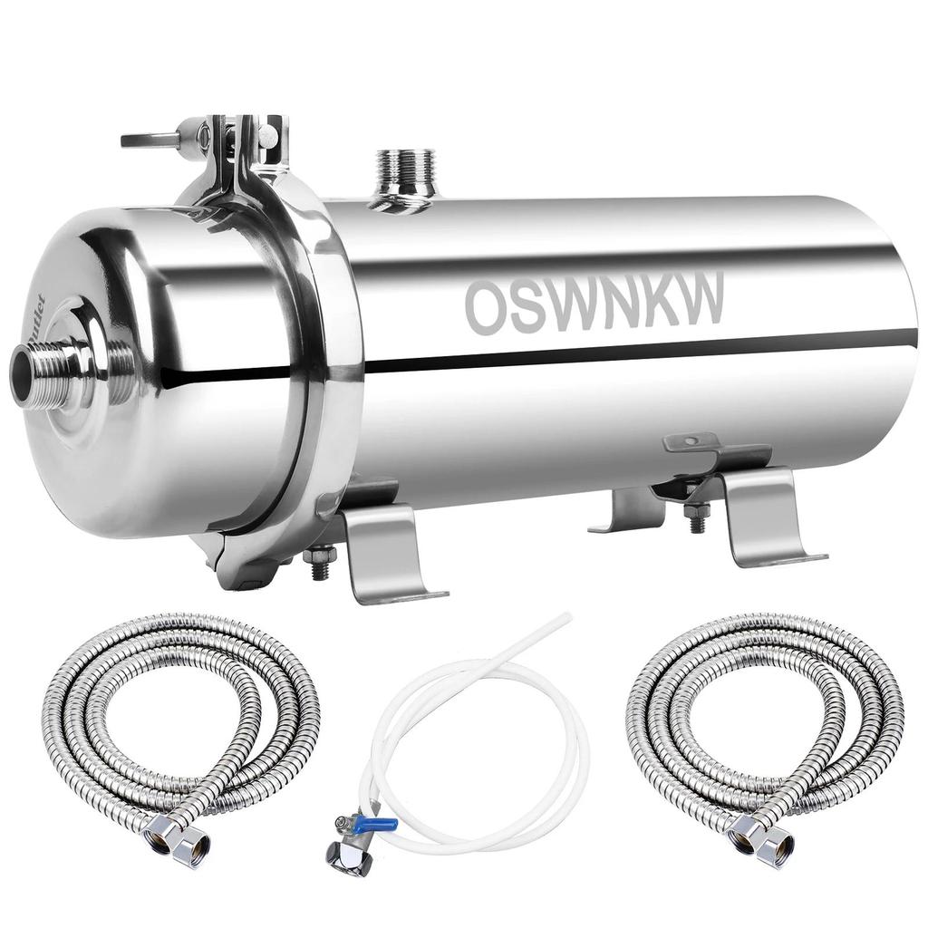 PVDF Whole House 0.01µm Stainless Steel Water Filter by HitMyNeed