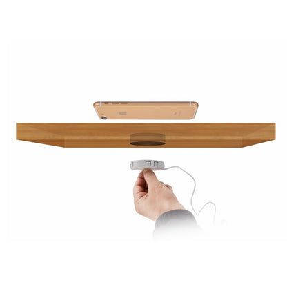 Qi Under-Desk Wireless Charger Hidden Power Loader by HitMyNeed