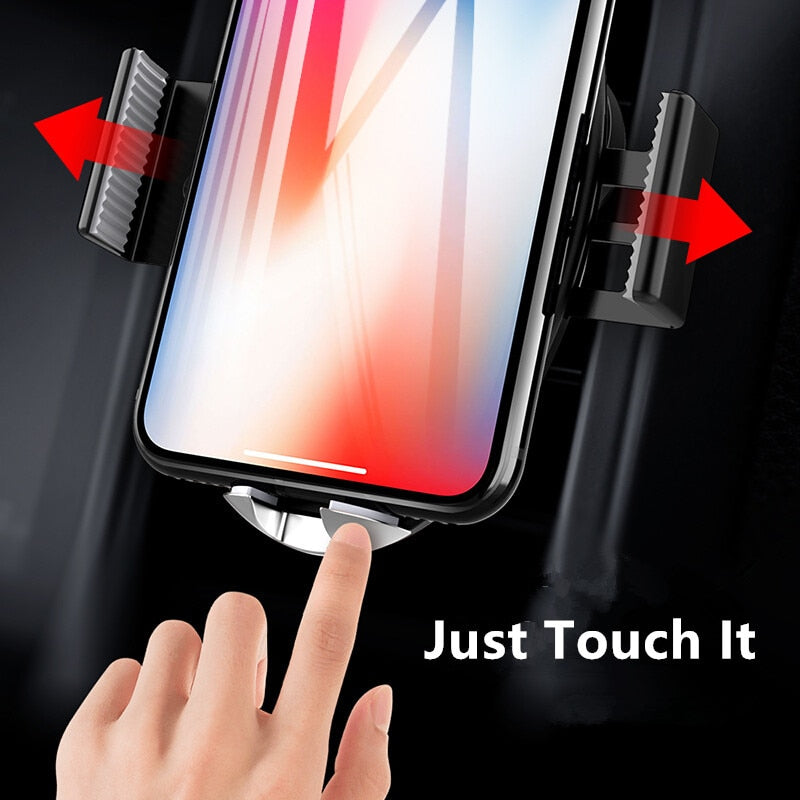 Qi Wireless Car Charger and Automatic Phone Mount by HitMyNeed