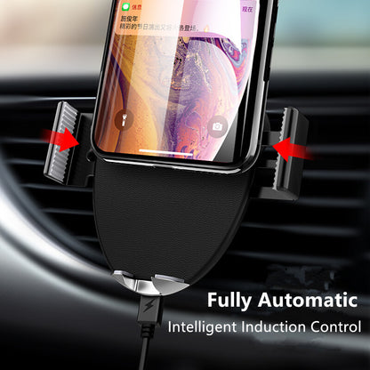 Qi Wireless Car Charger and Automatic Phone Mount by HitMyNeed