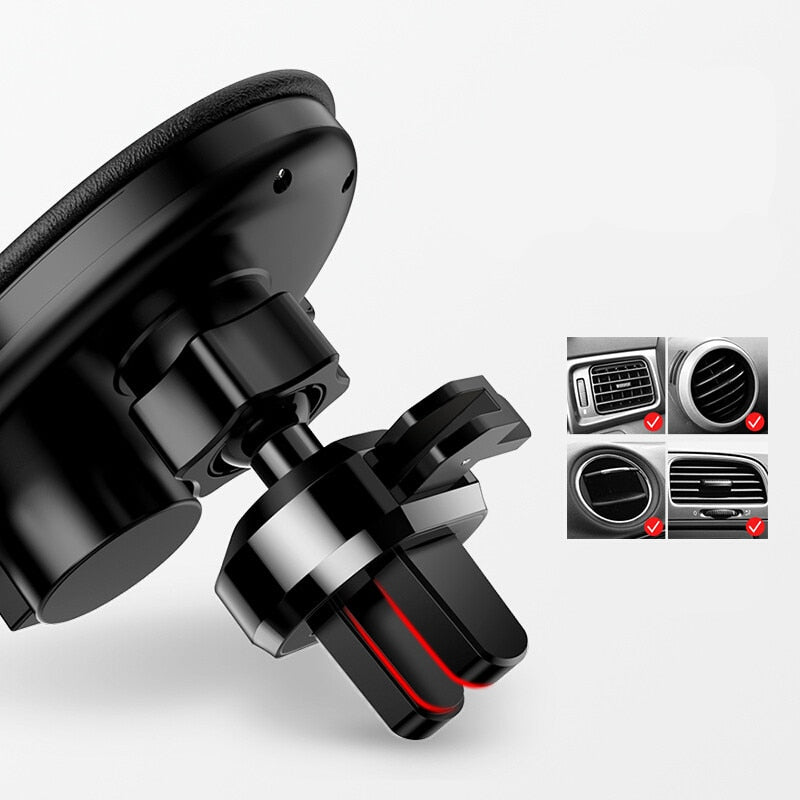 Qi Wireless Car Charger and Automatic Phone Mount by HitMyNeed