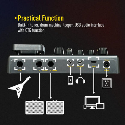 QME-50 Multi Effects Processor with Looper & Amp Models by HitMyNeed