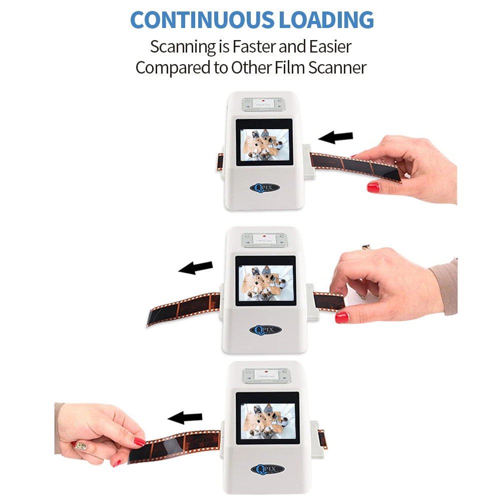 QPIX 22MP Digital Film & Slide Scanner with LCD by HitMyNeed