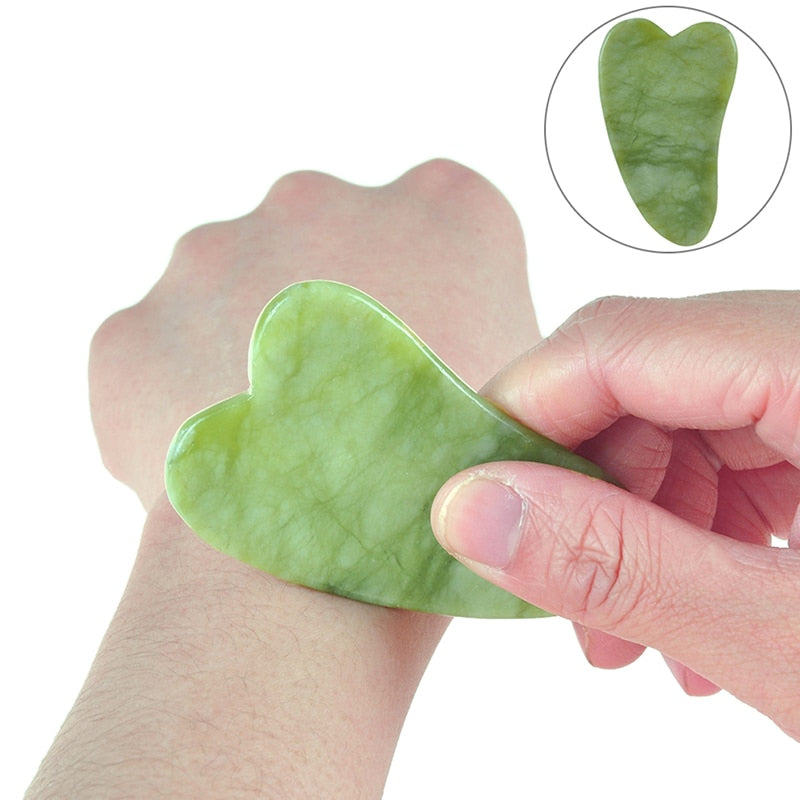 Quartz Gua Sha Board Facial & Body Massage Tool by HitMyNeed