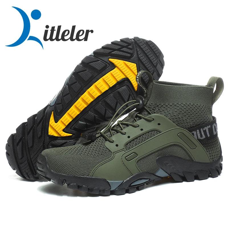 Quick-Dry Aqua Shoes with Anti-Slip Sole darkgreen 39 by HitMyNeed