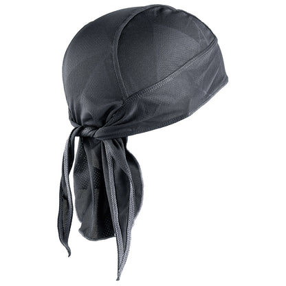 Quick Dry Cycling Cap Bandana with UV Sun Protection 01-black by HitMyNeed