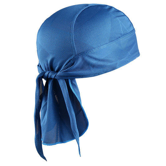 Quick Dry Cycling Cap Bandana with UV Sun Protection 02-lake-blue by HitMyNeed