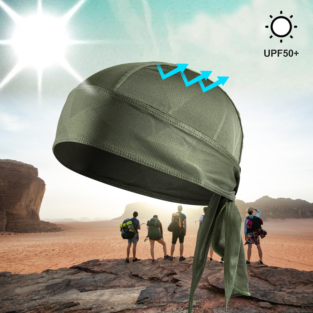 Quick Dry Cycling Cap Bandana with UV Sun Protection by HitMyNeed