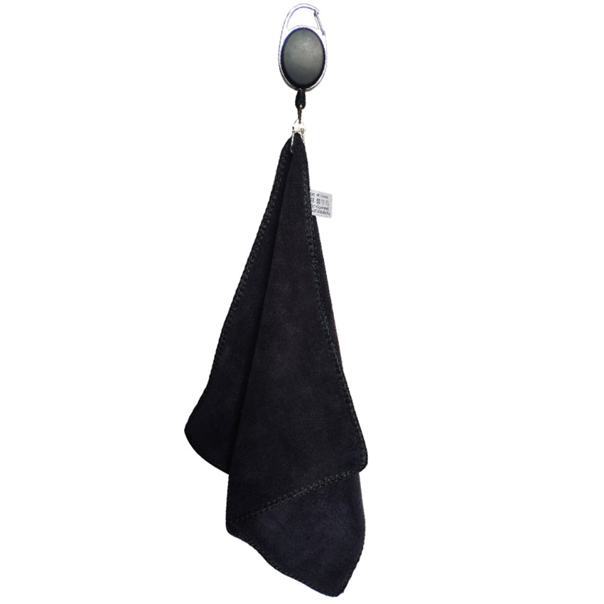 Quick Dry Golf Ball Towel with Retractable Clip by HitMyNeed