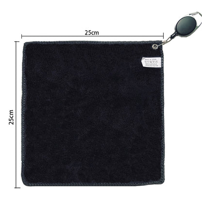 Quick Dry Golf Ball Towel with Retractable Clip by HitMyNeed