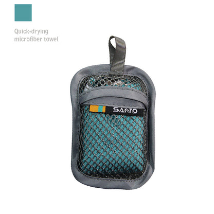 Quick Dry Microfiber Sports & Travel Towel 40x40cm blue by HitMyNeed