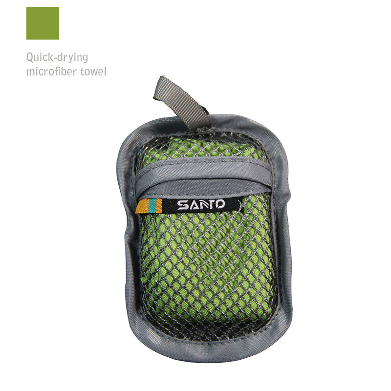 Quick Dry Microfiber Sports & Travel Towel 40x40cm green by HitMyNeed