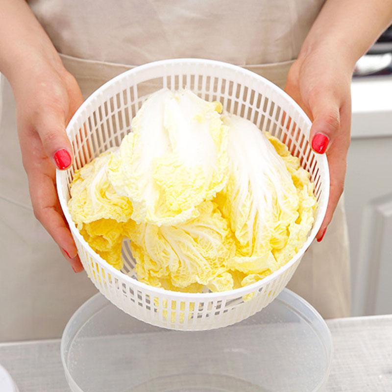Quick-Dry Salad Spinner & Vegetable Washer with Colander Bowl by HitMyNeed