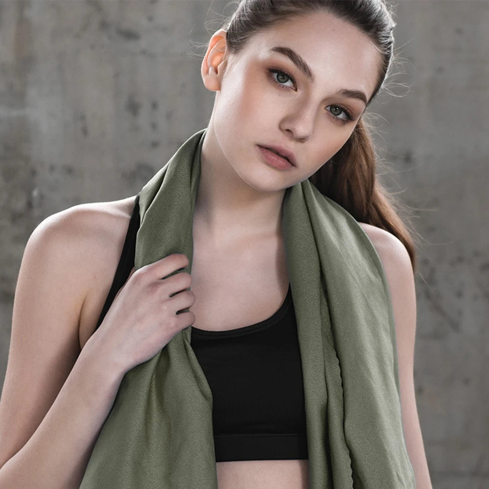Quick Dry Travel Towel with Bag - Compact & Absorbent by HitMyNeed