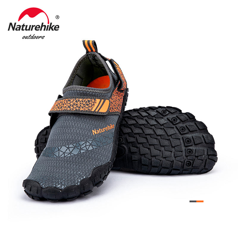 Quick-Dry Wading Water Shoes with Anti-Slip Sole gray l-41-42 by HitMyNeed
