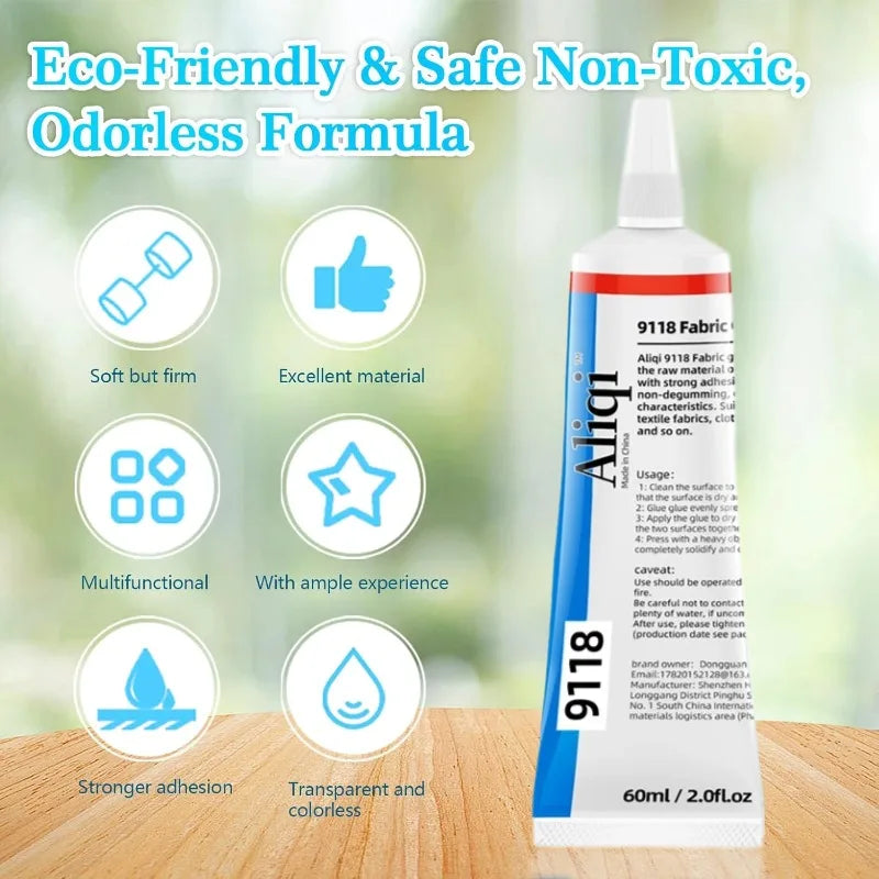 Quick Dry Waterproof Fabric Glue 15/60ml by HitMyNeed