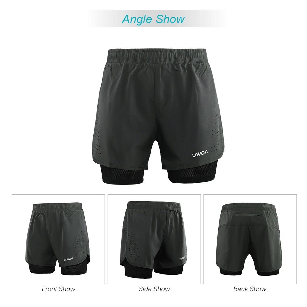 Quick-Drying Men's Athletic Training Shorts by HitMyNeed
