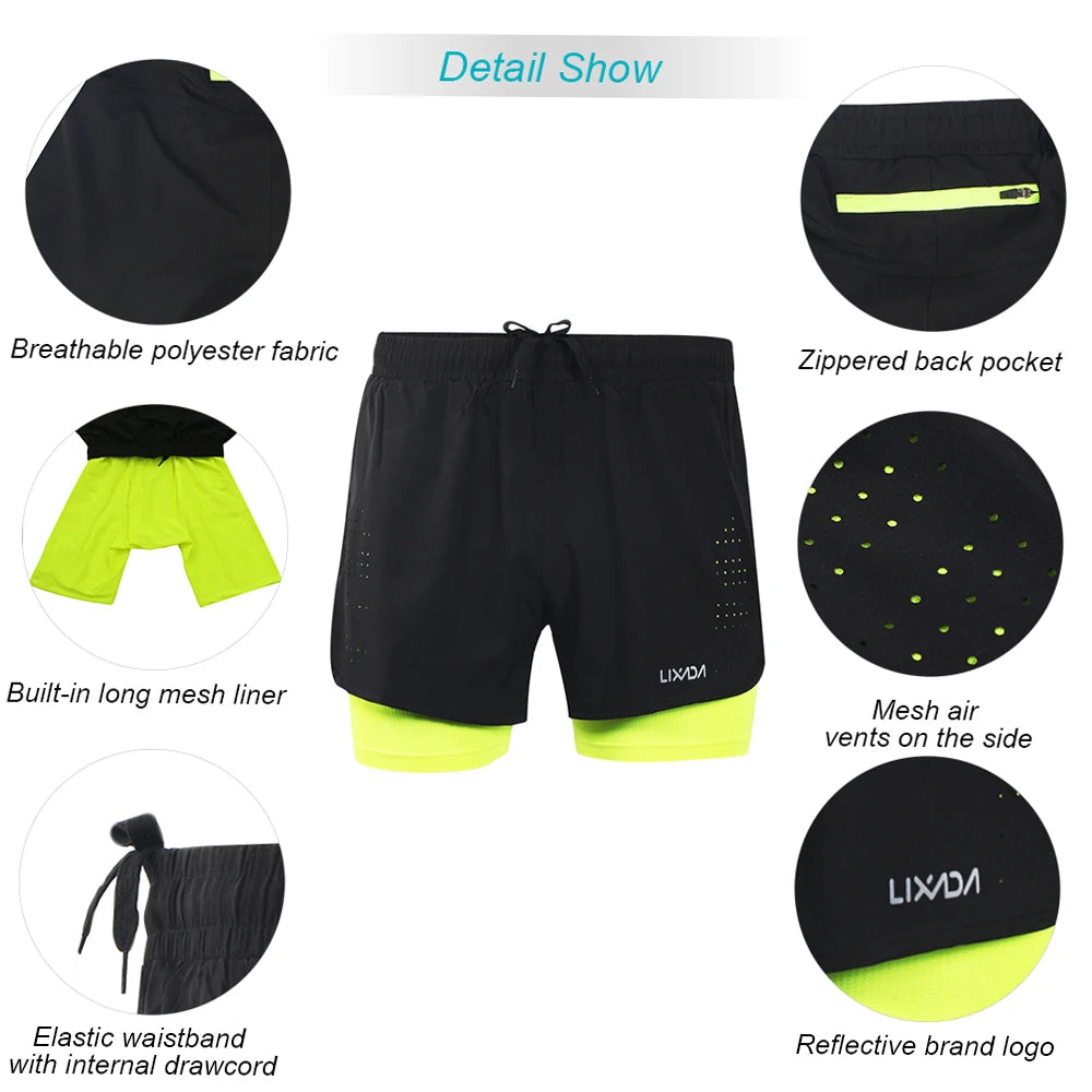 Quick-Drying Men's Athletic Training Shorts by HitMyNeed