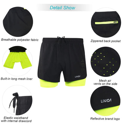 Quick-Drying Men's Athletic Training Shorts by HitMyNeed