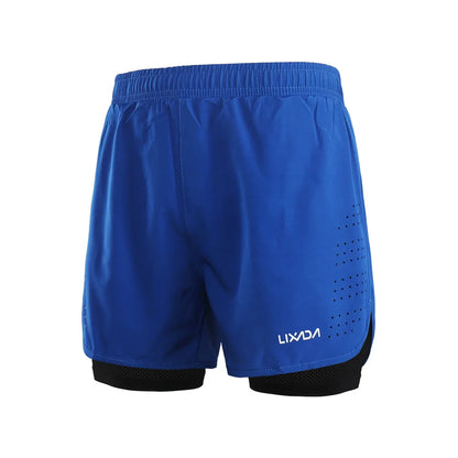 Quick-Drying Men's Athletic Training Shorts blue xxl by HitMyNeed
