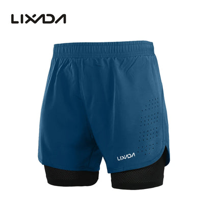 Quick-Drying Men's Athletic Training Shorts dark-blue s by HitMyNeed
