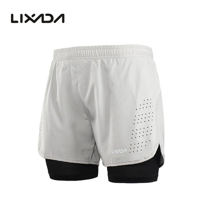Quick-Drying Men's Athletic Training Shorts gray m by HitMyNeed