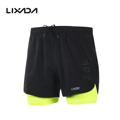 Quick-Drying Men's Athletic Training Shorts green l by HitMyNeed