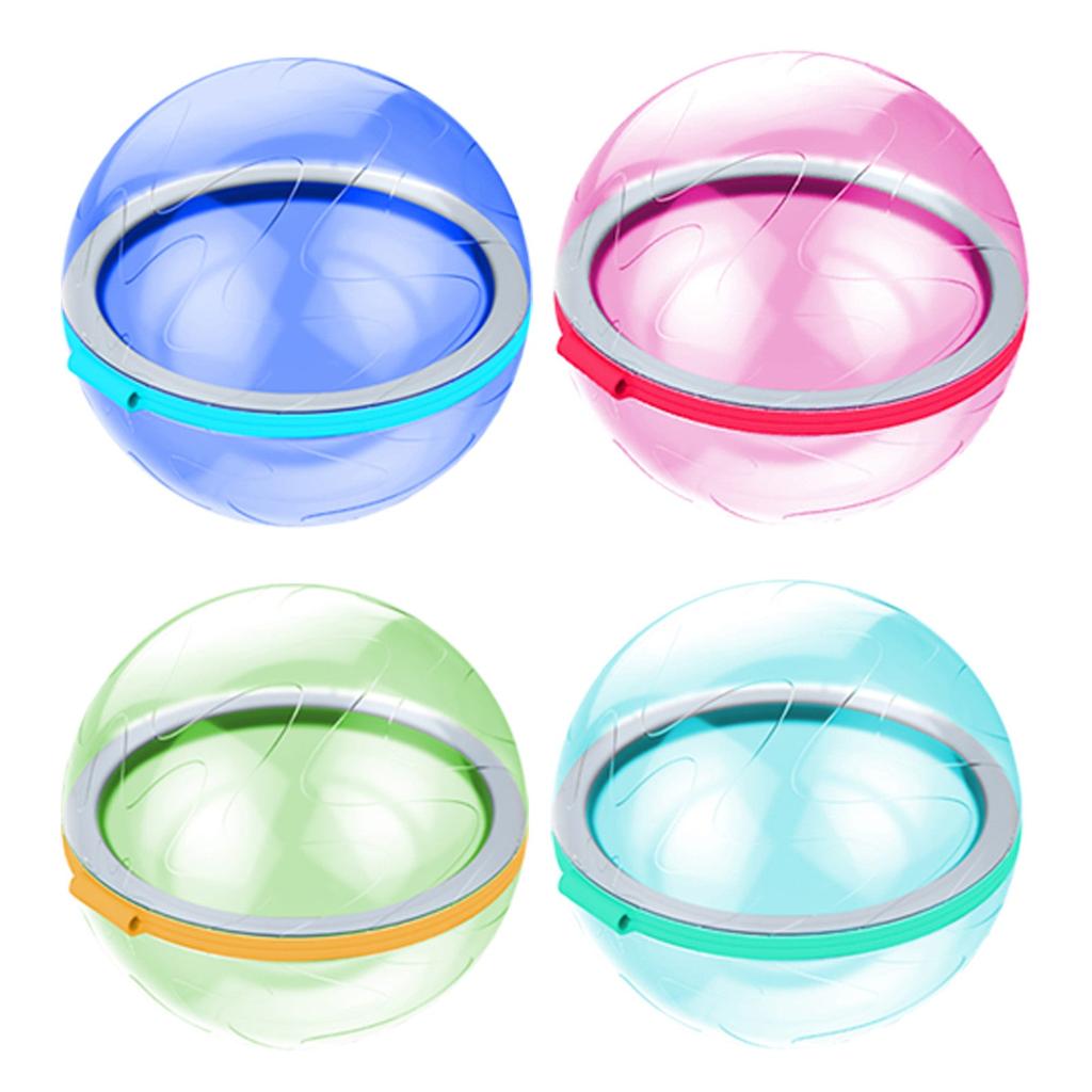 Quick Fill Reusable Water Balloons Set (6 Pack) by HitMyNeed