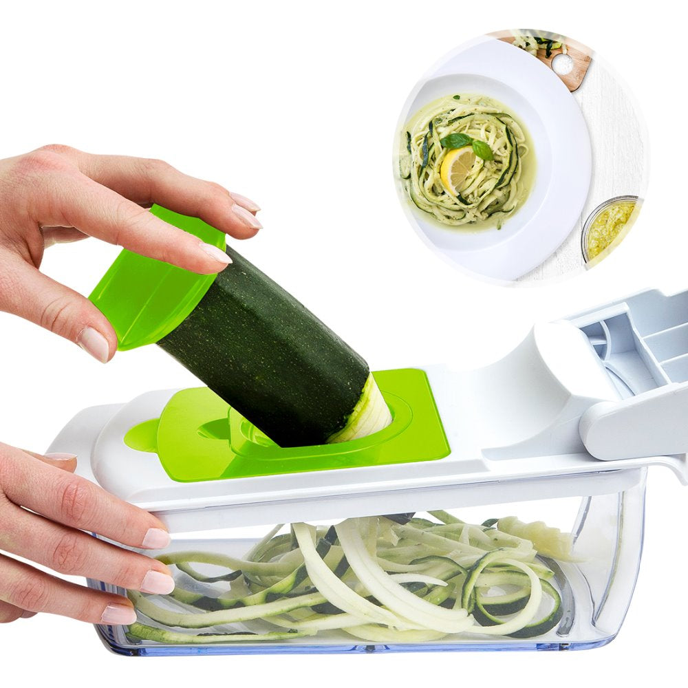 Quick Push Food Chopper with 4 Blades, 4-Cup Tray by HitMyNeed