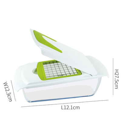 Quick Push Food Chopper with 4 Blades, 4-Cup Tray by HitMyNeed