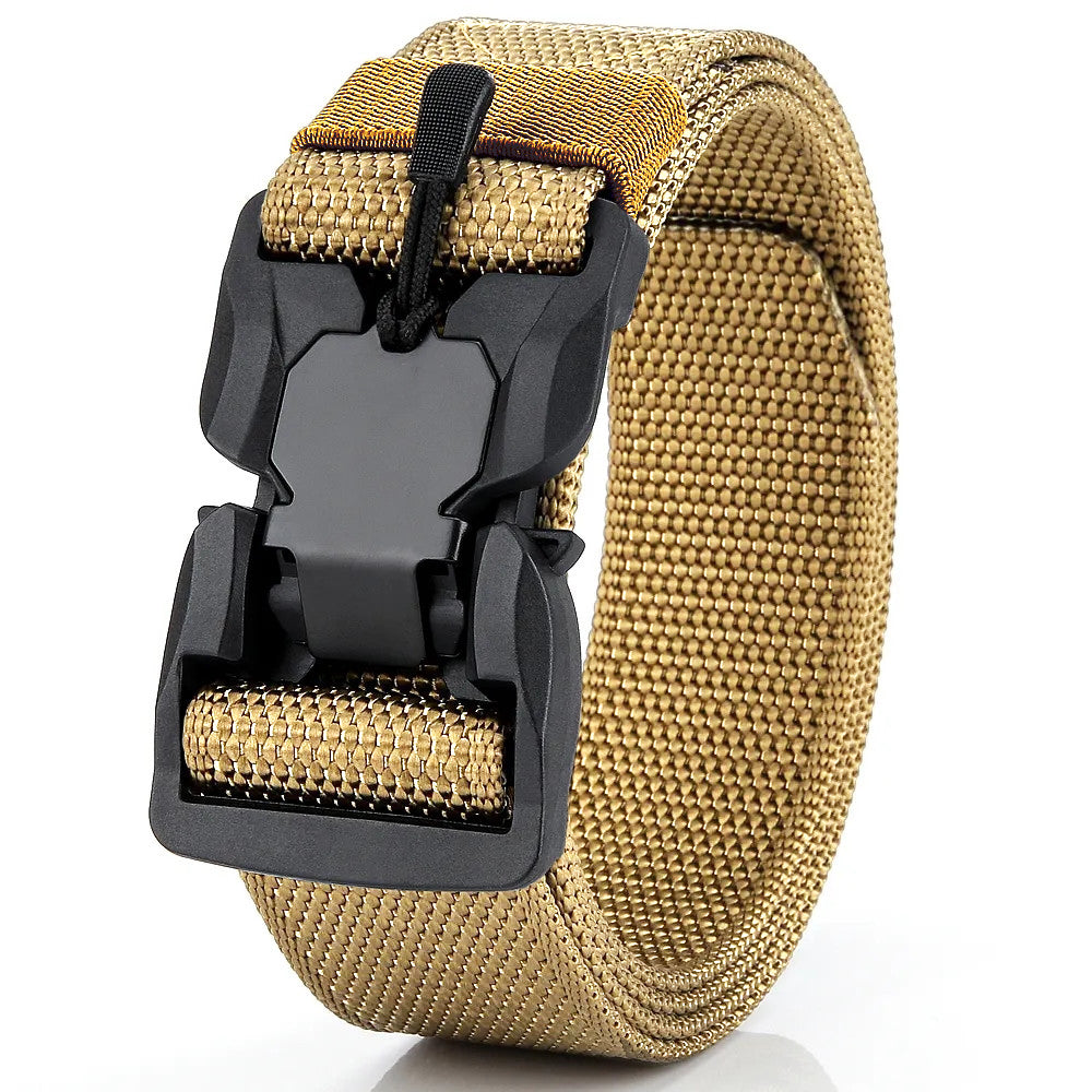 Quick Release Tactical Nylon Belt 125cm zv02-kaki by HitMyNeed