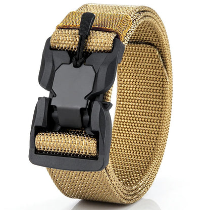 Quick Release Tactical Nylon Belt 125cm zv02-kaki by HitMyNeed