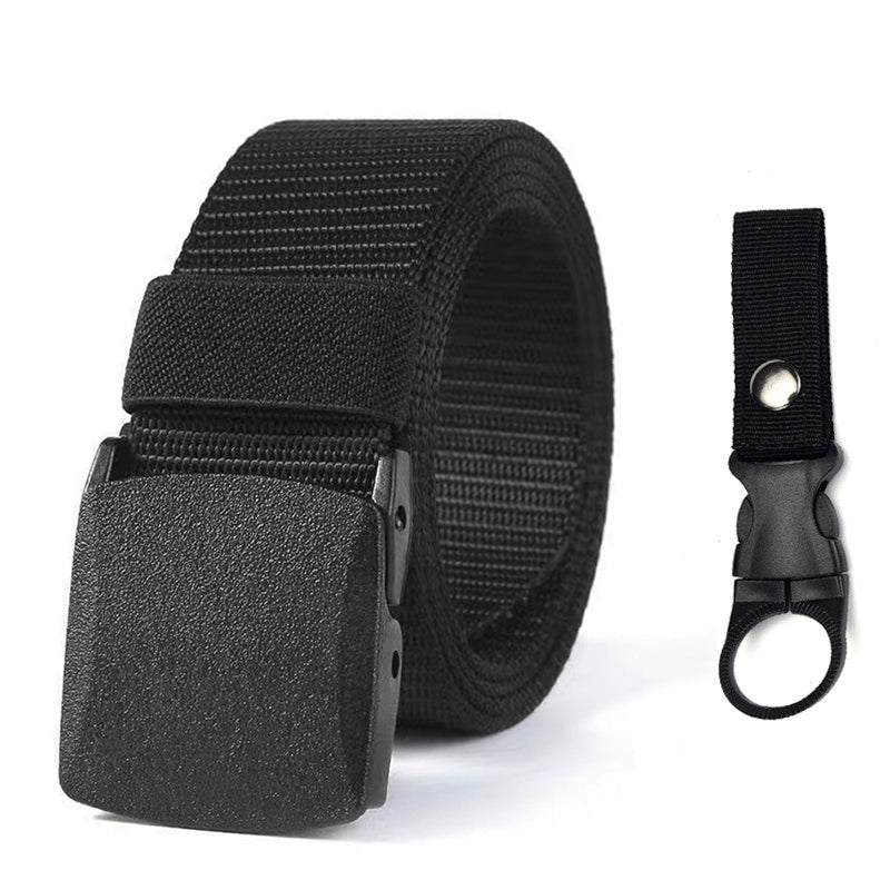 Quick Release Tactical Nylon Belt 125cm zv03-black-and-shui by HitMyNeed